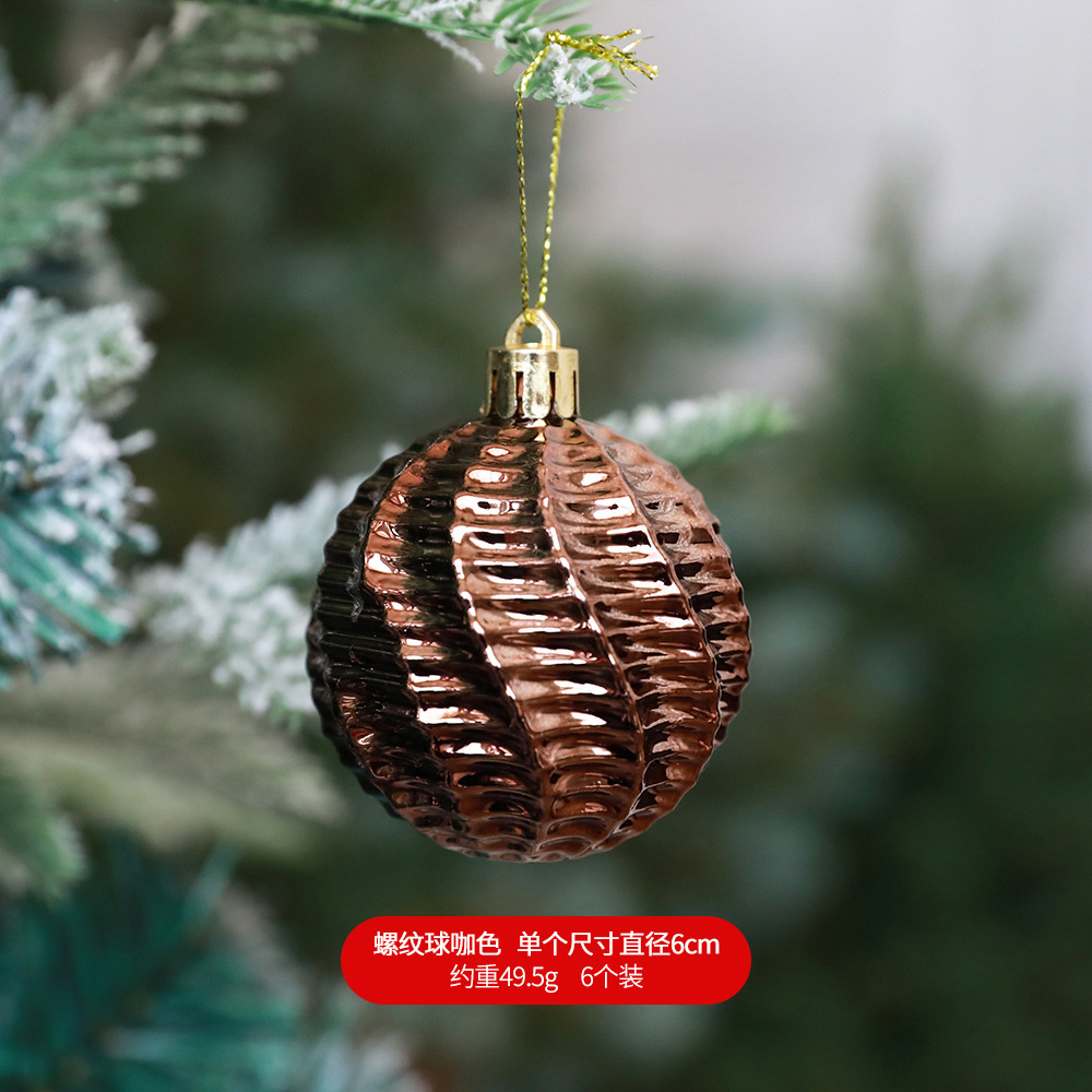 Bola de Navidad Duodua bolsa decoraciones de Navidad de forma especial bola pintada árbol de Navidad colgante accesorios centro comercial de techo al por mayor