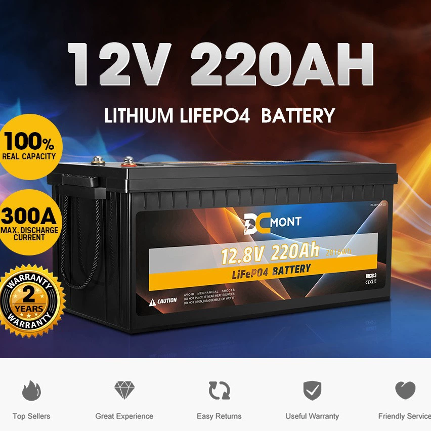 Производитель SOURCE 12,8 V 220AH литиевая железо-фосфатная батарея