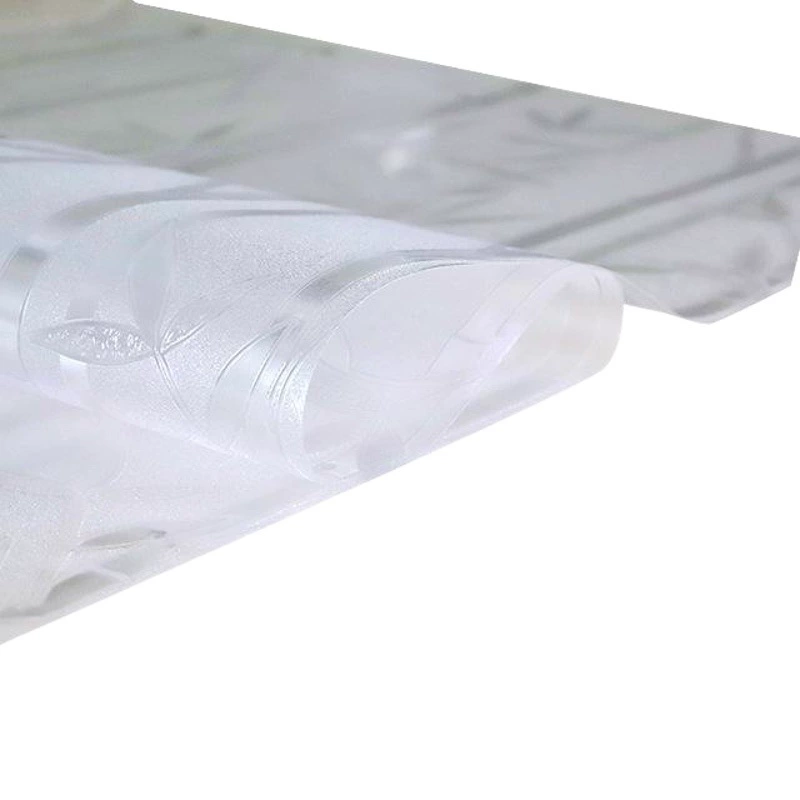 3D бамбуковый лист Электростатическая стеклянная пленка без клея прозрачная непрозрачная оконная наклейка защита конфиденциальности китайский стиль