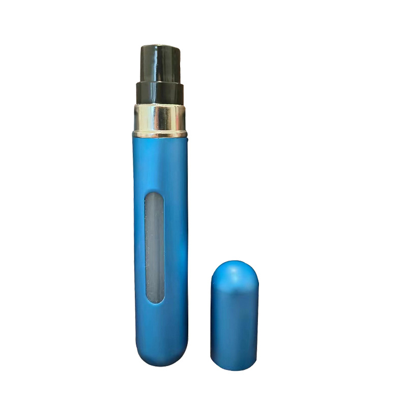 Los fabricantes suministran botella de perfume portátil de llenado inferior de 8ml en stock botella secundaria de perfume de viaje al por mayor