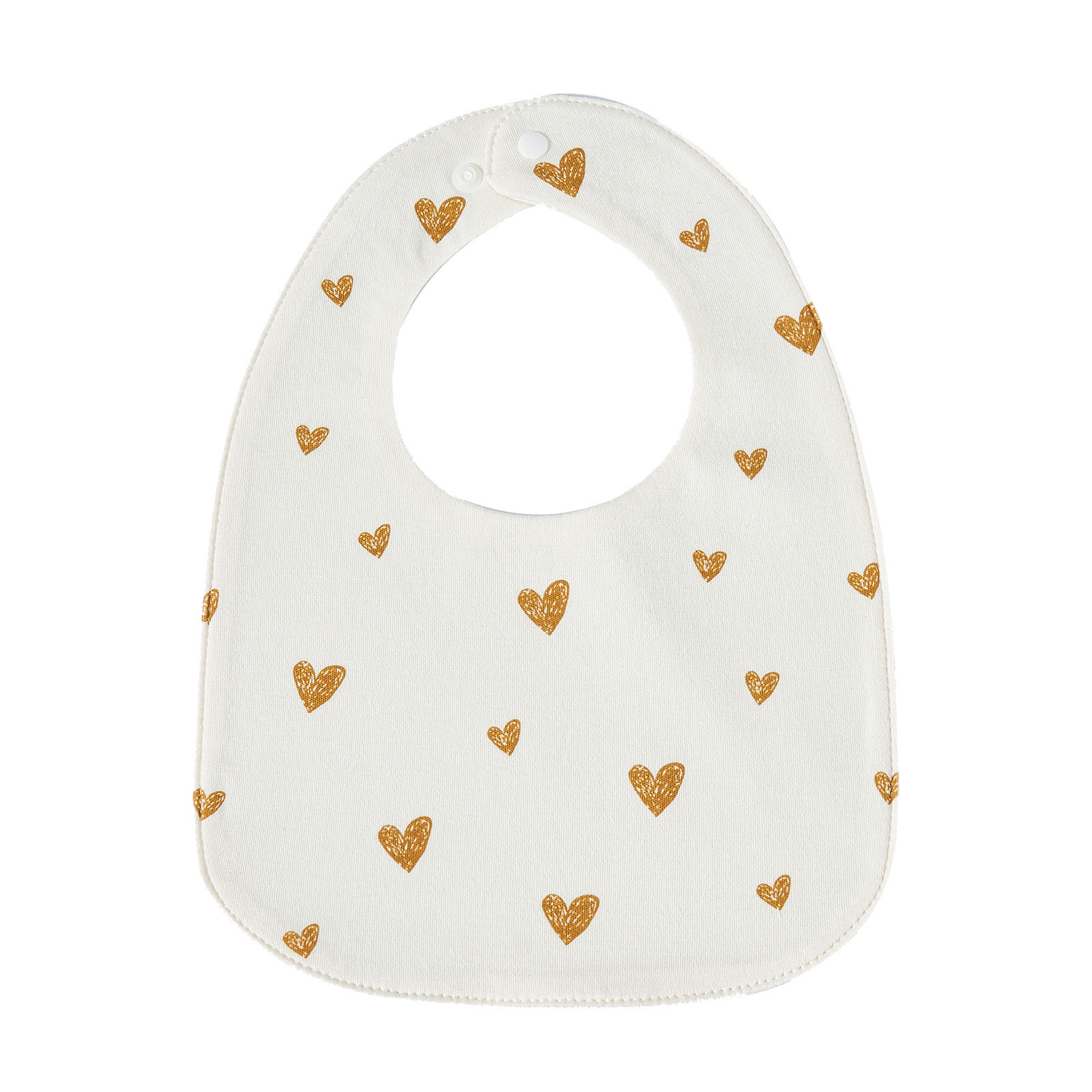 Yinmei bebé impermeable babero en forma de U babero de los niños comiendo babero bebé puro algodón impermeable escupir leche babero