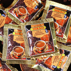 Burma Imported Coffee MIKKO Original Strong Stick Pack Instant Three-in-One Coffee Powder 1000g Wholesale