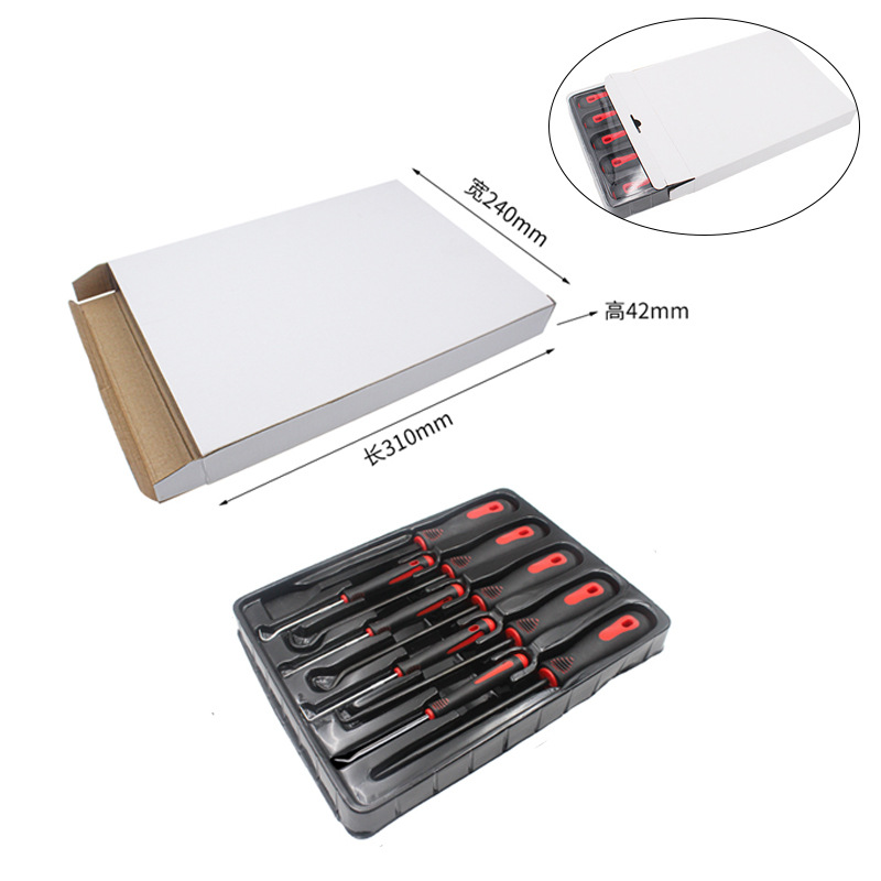 빨간색과 검정색 9종 세트(블리스터 박스 + 흰색 종이 상자)