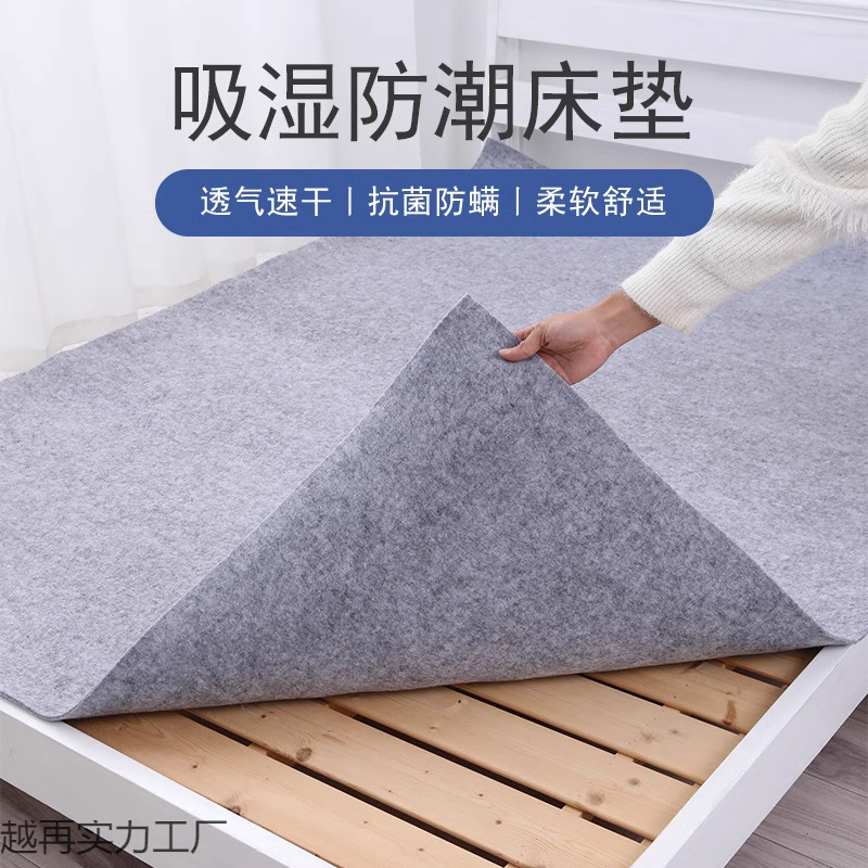 Moisture-Proof Mattress, Special Moisture-Absorbent Mattress for Student Dormitories, Thickeneded Mildew-Proof Drying Quilt Pad, Single Tatami Mat
