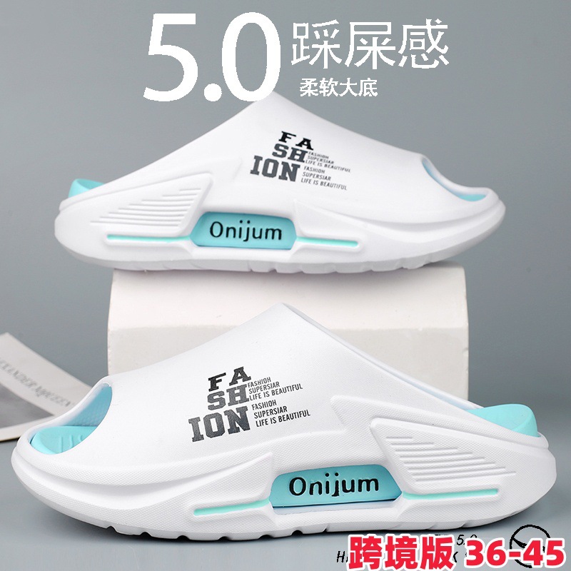 Zapatillas transfronterizas para hombre, ropa exterior de verano, sandalias casuales, sandalias de playa de plataforma antideslizantes para jóvenes al aire libre