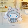 Cute acrylic universal children's pens holder, capacious stationery for elementary school students, storage box