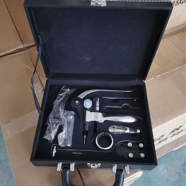 Leather box model pumping vacuum liquor plug