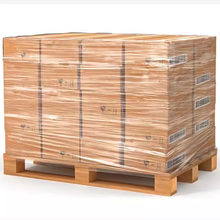 Película estirable película de embalaje industrial personalizada pe película de plástico estirado protección logística embalaje móvil película transparente