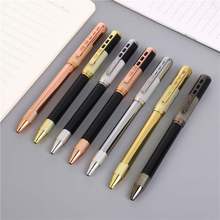 新款全金属签字笔高颜值电镀刻花宝珠笔印字logo商务办公签名笔