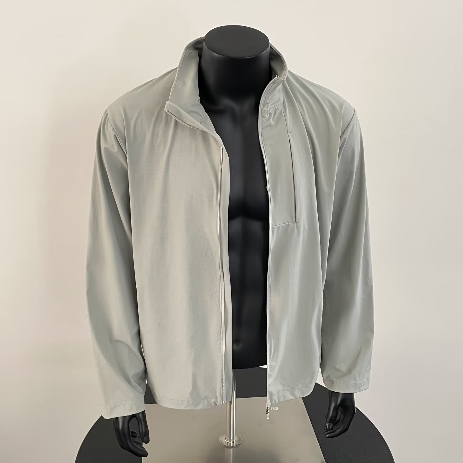 1 Spring Thin American Stand Collar Sports Outdoor Long Sleeve Jacket Casual Men's Coat_voghion.com