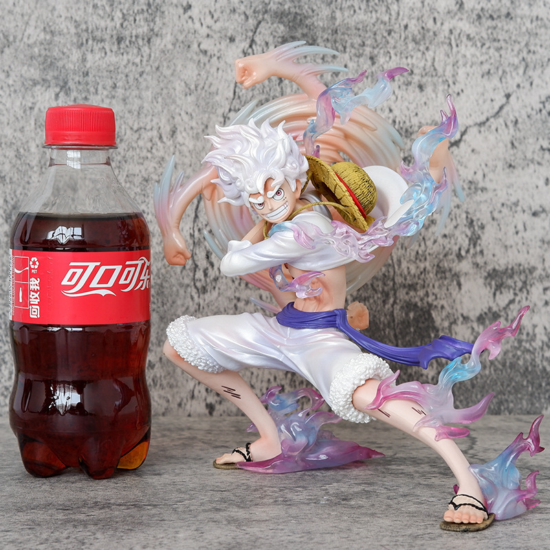 [Original Source] One Piece Figure Luffy Sun God Nika Luffy Desktop Ornament Anime Figure