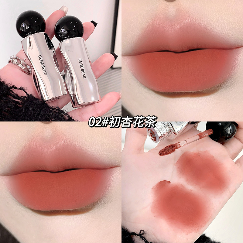 GegeBear nube ligera nube nube velvet lipstick rosa suave niebla matte seda color transfronterizo niebla sensación de maquillaje esmalte labial