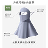 Drinking water full face neck protector [dark gray]