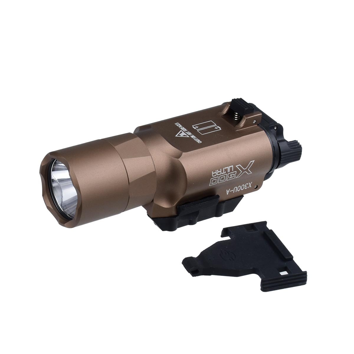 Tácticas al aire libre X300U colgar linterna de luz intensa iluminación LED aluminio lámpara de casco de alto lumen