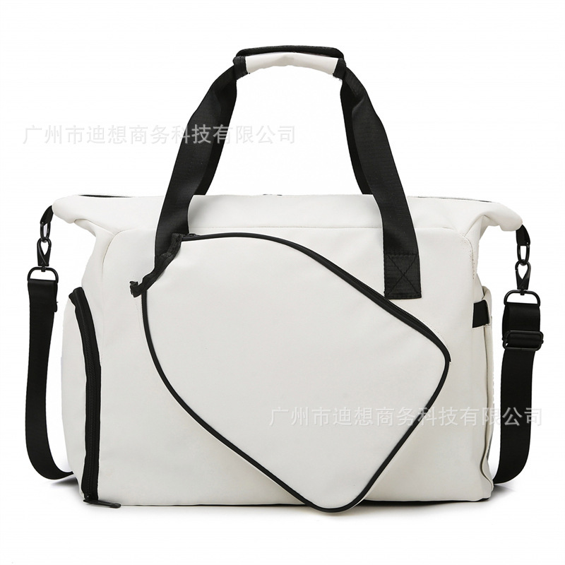 Bolsa de pelota nueva gran capacidad, bolsa de raqueta de pelota ligera con bolso de zapato independiente, bolso de deporte