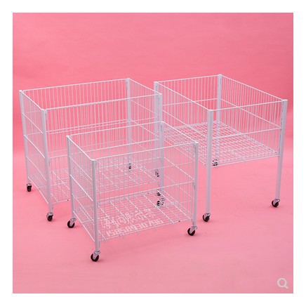 加粗促销花车超市促销台甩货车衣物篮子摆摊特价车衣服笼子收纳筐