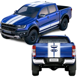 适用于福特皮卡ranger猛禽F-150车身车头车顶贴纸后备箱车贴A405