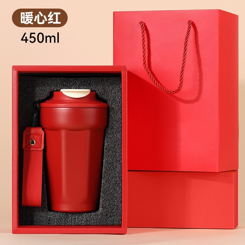 新品316ステンレスコーヒーカップ高颜値二重真空保温カップ携帯車載随行カッププレゼント|undefined