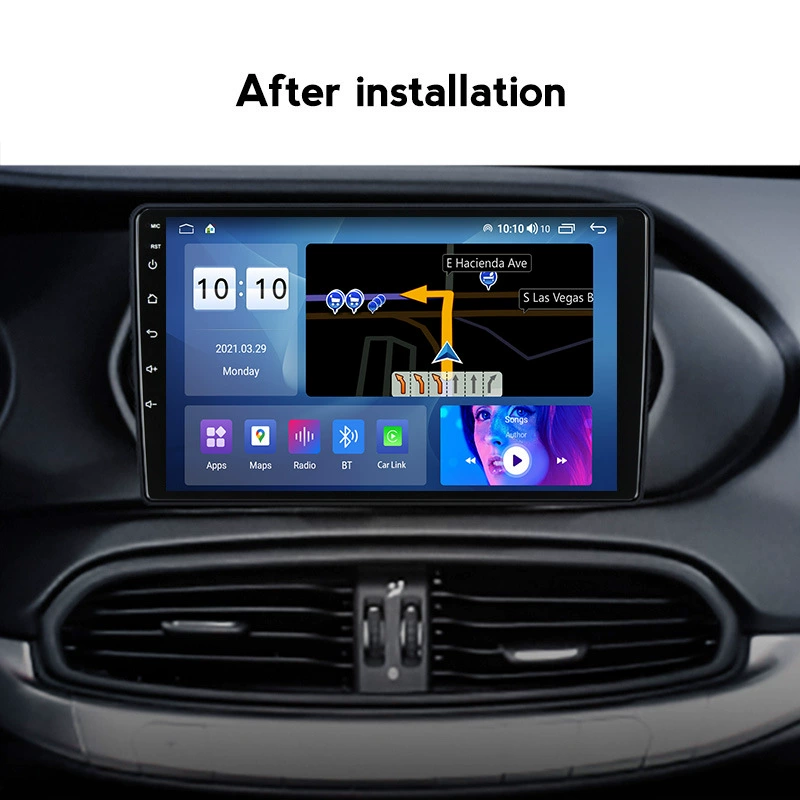 Подходит для Fiat EGEA 2015-2018 — модифицированный Android с большим экраном, средняя консоль, интегрированный автомобильный навигационный плеер