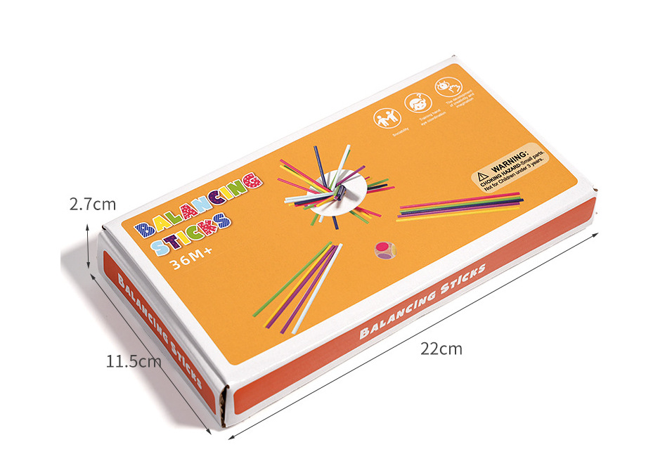 Puzzle para niños, juego interactivo entre padres e hijos, palo de madera, bebé, 3-6 años, palo de madera, dibujo, equilibrio, juguetes de educación temprana