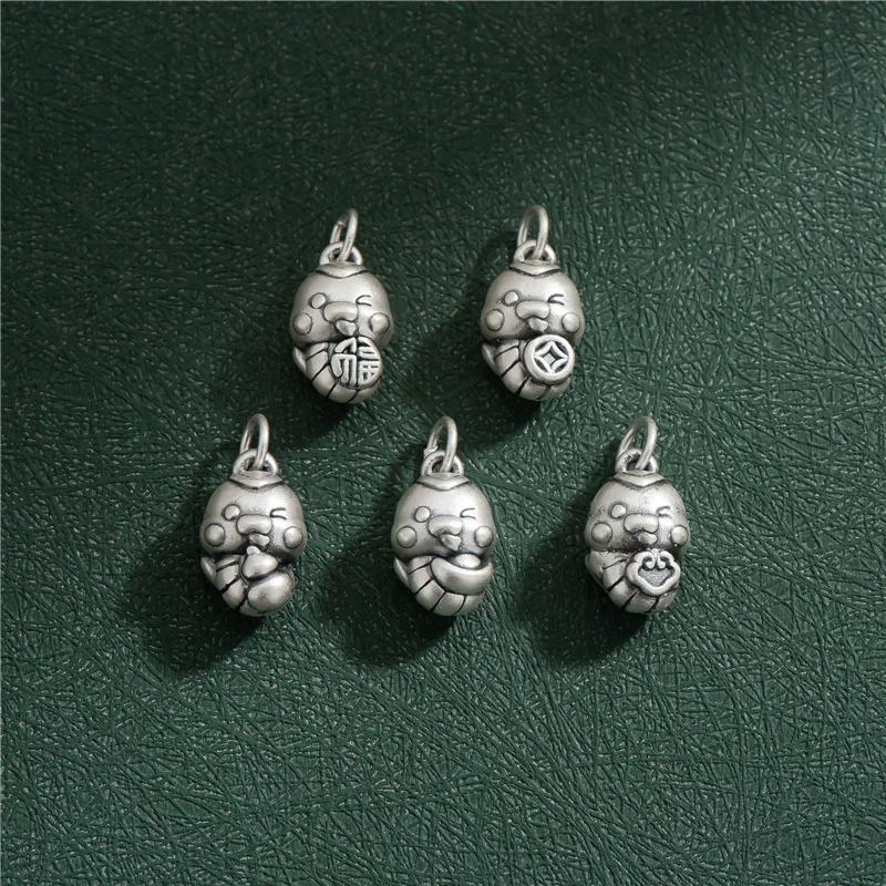 S999, серебряное браслет, подвеска, аксессуары, палка, 3D, DIY