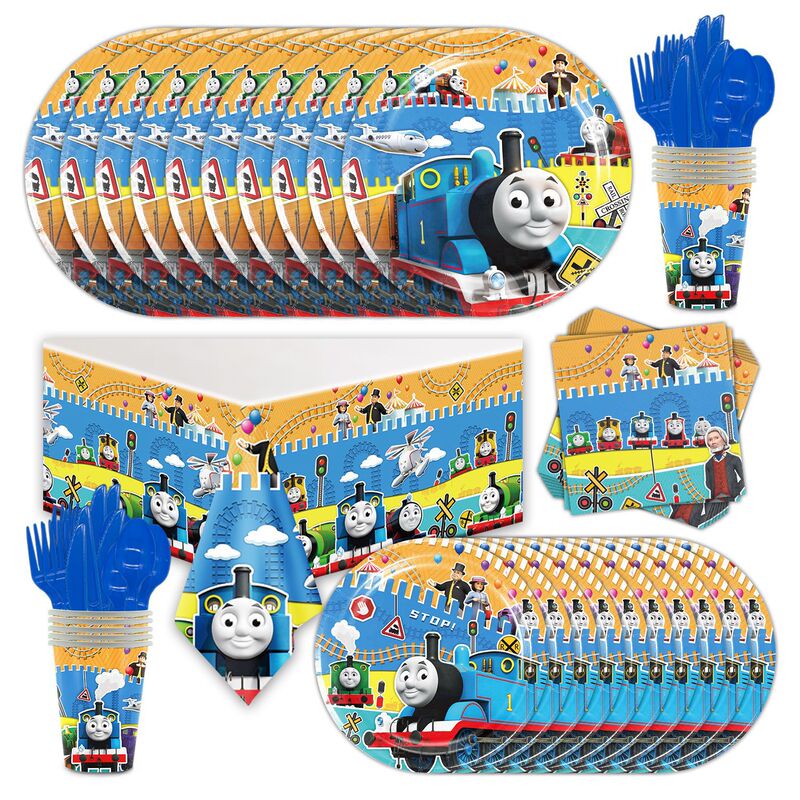 Thomas And His Friends Birthday Party Scene Decoration Disposable Paper Tray Tissue Tablecloth Tableware Set Thomas And His Friends Birthday Party Scene Decoration Disposable Paper Tray Tissue Tablecloth Tableware Set