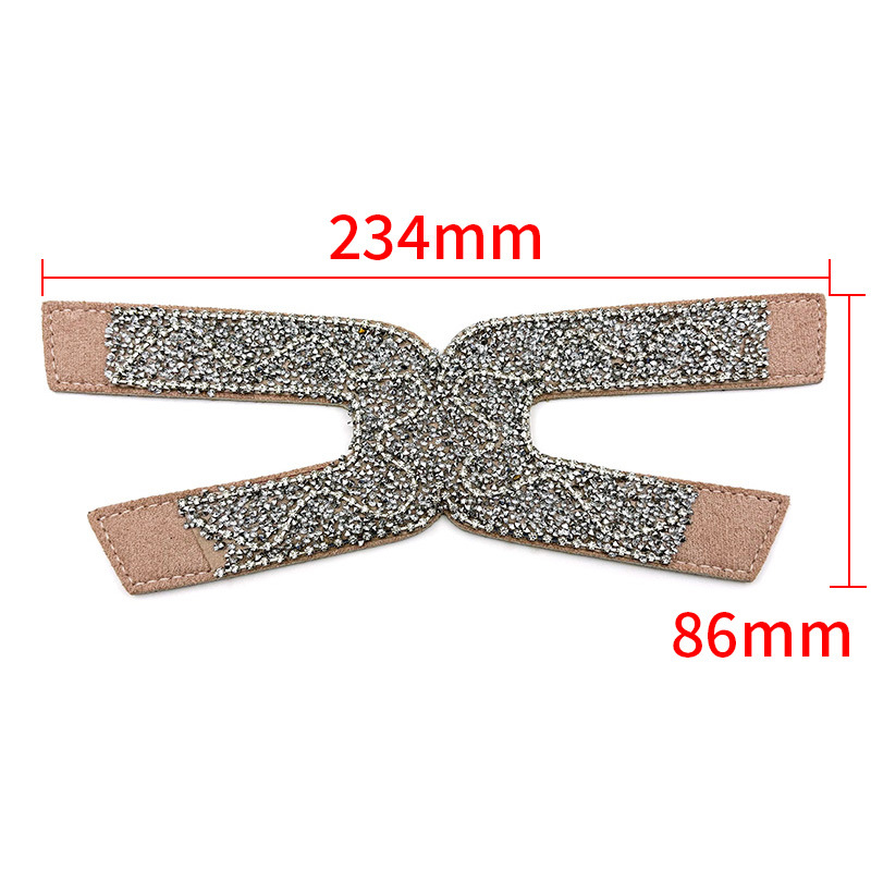 Nuevos accesorios de zapato DIY una sola forma de sandalias de diamante semiacabados zapatillas taladro superior