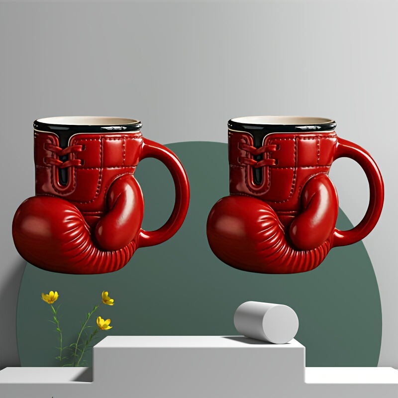 Cross-Border New Boxing Glove Cup Resin Crafts Creative Personalized Coffee Cup Ornaments Home Decoration Gifts