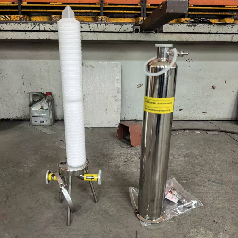 不锈钢单芯20寸精密微孔滤芯过滤器 可定304 316L不同材质