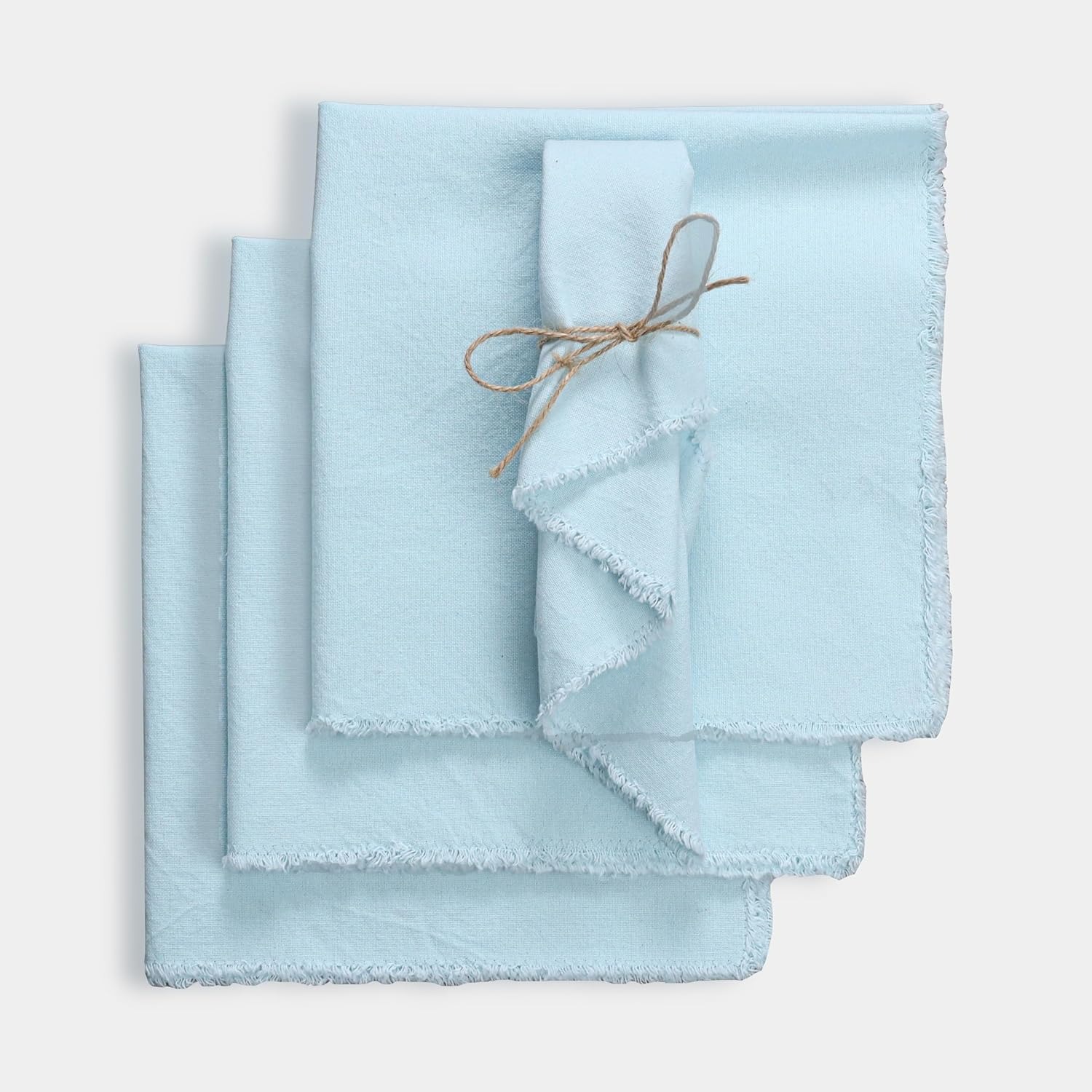 Transfronterizos nórdicos servillas de tela simple algodón lino servillas de tela almohadilla de almohadilla de comida de fondo decoración de tela de boca almohadilla aislante térmica