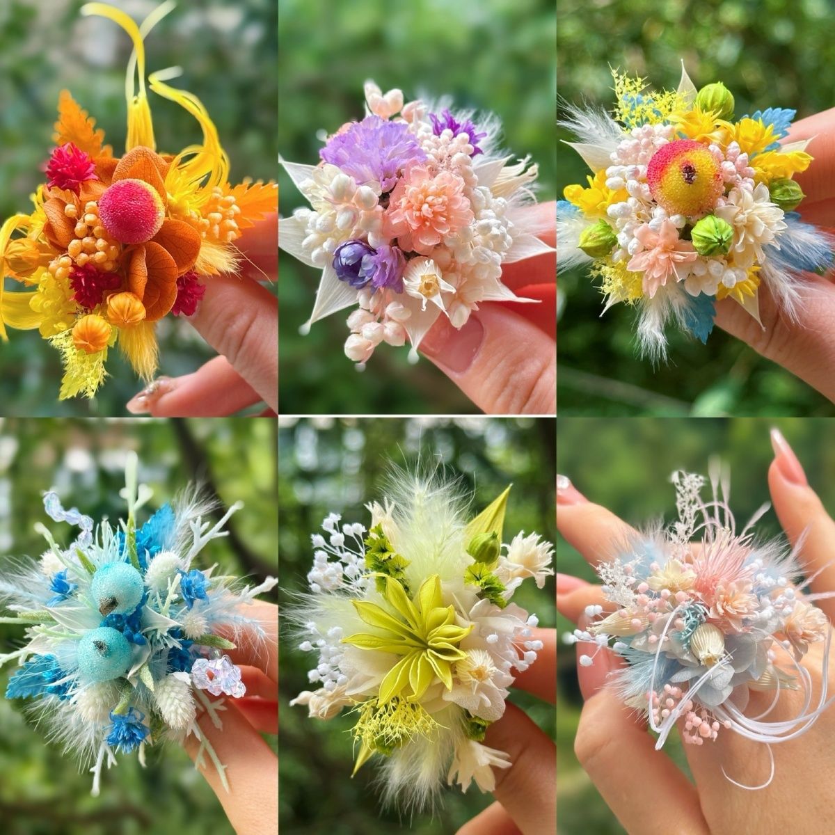 网红款永生花戒指材料包礼物求婚订婚结婚手工闺蜜生日情人节礼品