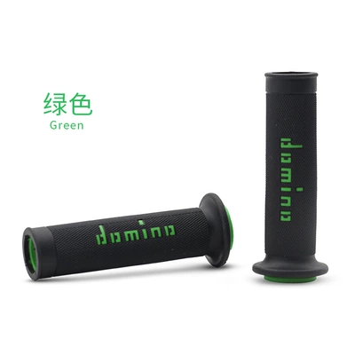 Accessories Domino Domino Handlebar: Motorcycle Safety Supplies - new-domino-handle-glue-green