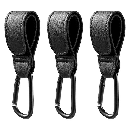 Cross-border best-selling baby stroller hook with Velcro strap, universal multi-functional carabiner for bicycle and electric vehicle