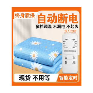 2024 New Electric Blanket Single Double Double Controlled Temperature Adjusting Electric Mattress Safe Three-Person Home Student Dormitory