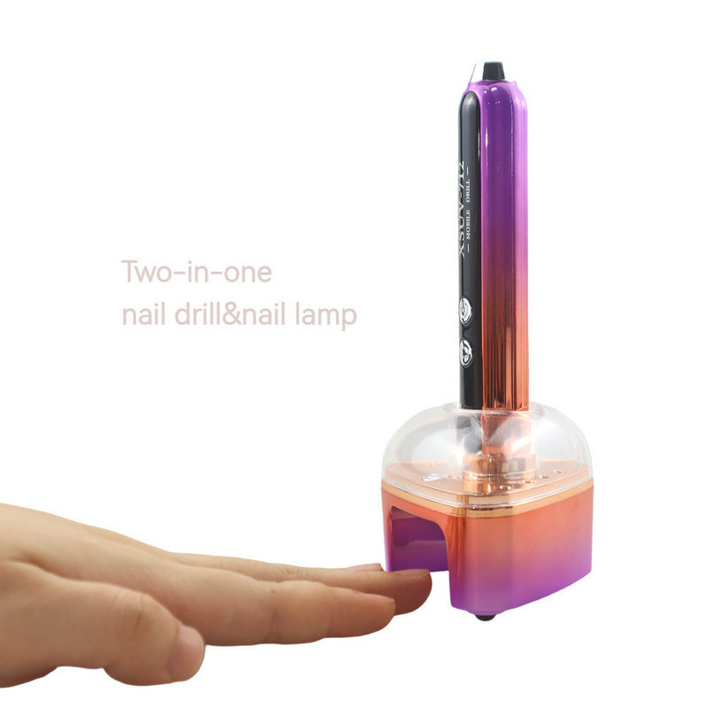 Cruzado de uñas pulidoras 35000RPM recargable de eliminación de uñas pulidoras de eliminación de piel muerta herramienta de pulido de uñas