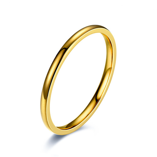 Minimalist Style Ring Set for Women, Stainless Steel Cable Ring, Simple Band, Unique Design Titanium Steel Ring, Fashionable Finger Accessory