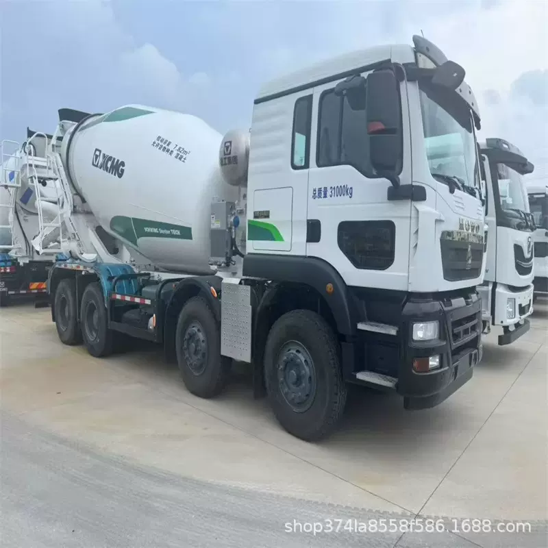跨境出口加纳前四后八14立方豪沃8x4搅拌车 陕汽水泥搅拌罐 罐车