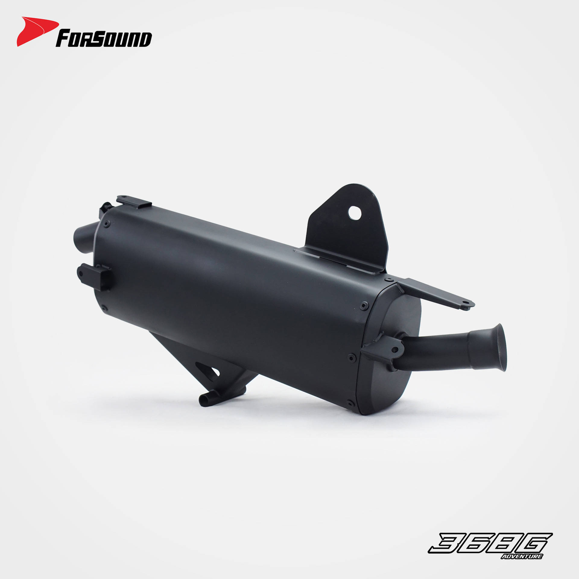 Suitable for the modified motorcycle model Shengshi 368G/E/K26, original factory appearance exhaust pipe tail section, direct connection without damage