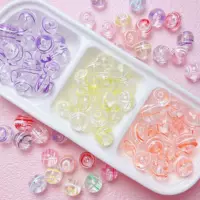 Новый матовый цвет леденец акриловый шарик DIY мобильный телефон брелок бисер материал ювелирные аксессуары
