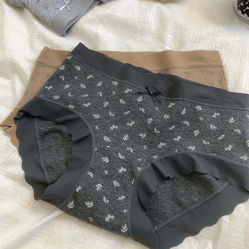 Autumn antibacterial Japanese cotton underwear flower-shaped