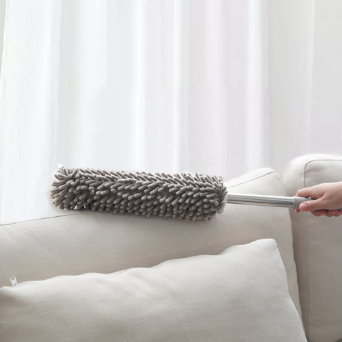 Feather Duster Dust Brush Hui Chanzi Household Retractable Water Washable Dust Brush Bed Duster Desktop Sweeping Brush