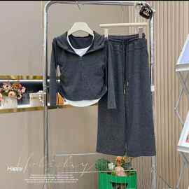 初秋套装女童2025新款洋气时髦女孩大童休闲两件套女大童韩系秋装