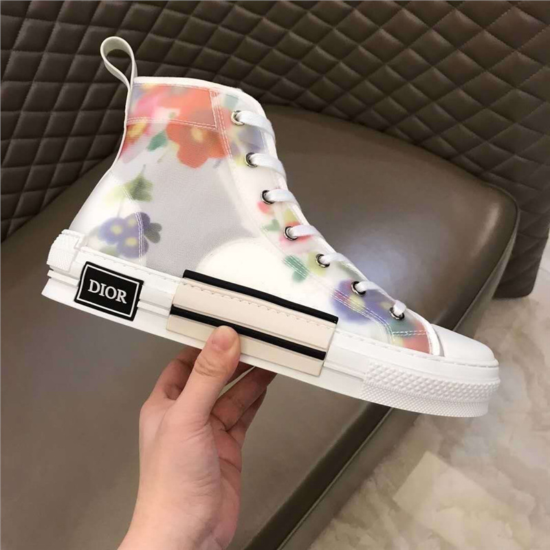 Versión alta de letras D zapatos de alta altura hombres y mujeres lazos de fondo plano estudiantes de hip-hop transpirable malla zapatos de skate casuales verano