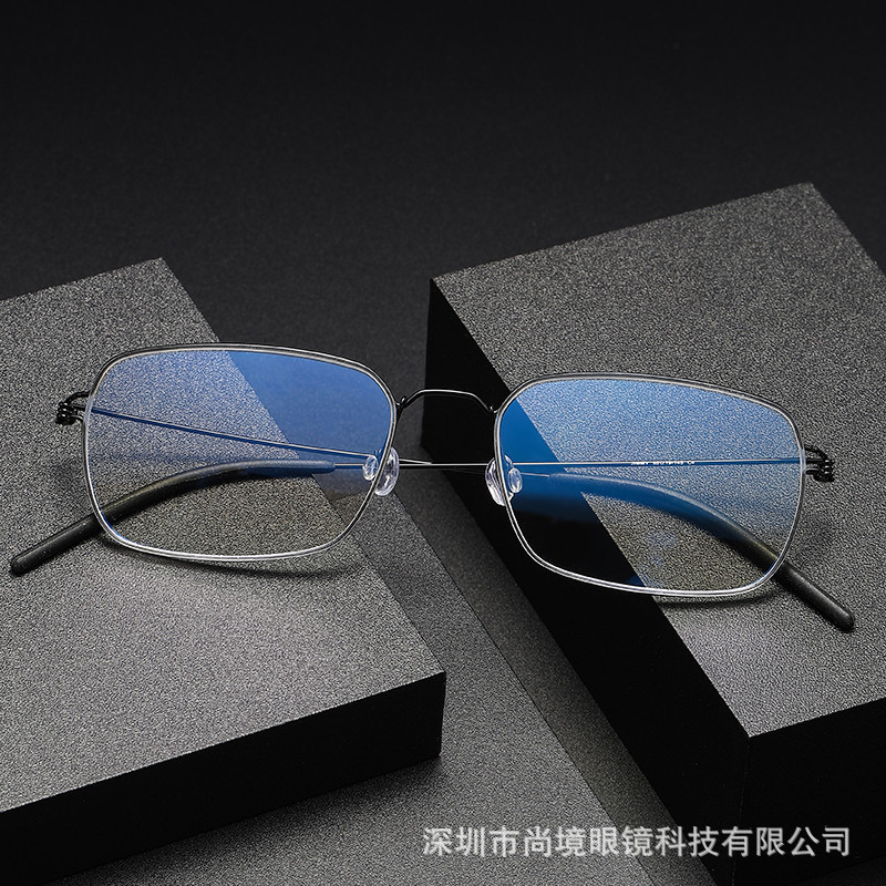Sven-style handsome small gold frame Linde with JIMMY square trendy men's net red can be equipped with high number of myopia glasses women Sven-style handsome small gold frame Linde with JIMMY square trendy men's net red can be equipped with high number of myopia glasses women