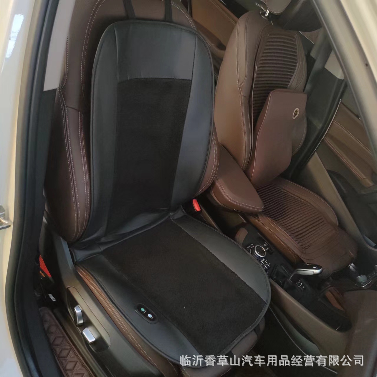 Transfronterizo Amazon coche calefacción cojín invierno solo asiento coche calefacción eléctrica cojín 12V Calefacción Universal image 2
