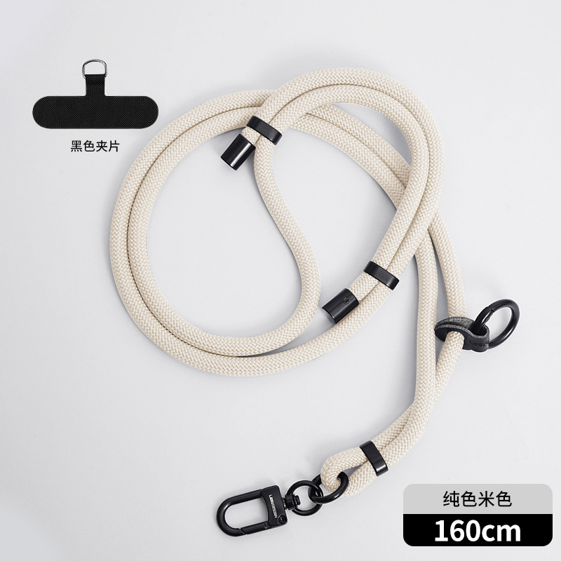 Cordón de teléfono móvil al por mayor crossbody ajustable avanzado Halter muñeca tejida Sling back clip caja del teléfono móvil correa de cordón