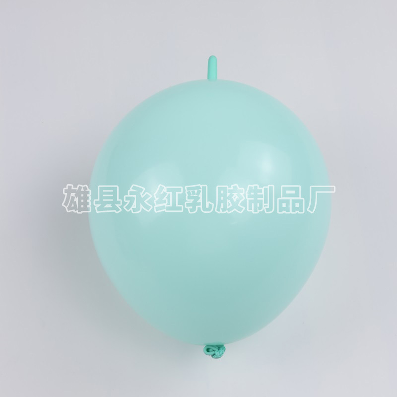 Balón de cola de 6 pulgadas / 10 pulgadas, mercado nocturno, decoración, diseño, conexión de globo, forma de dragón, globo de macarón