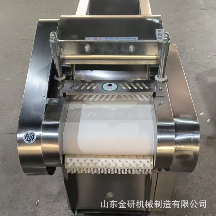 不锈钢大型中草药切丝切片机 竹笋芦笋切片机 艾草桑叶草药切断机