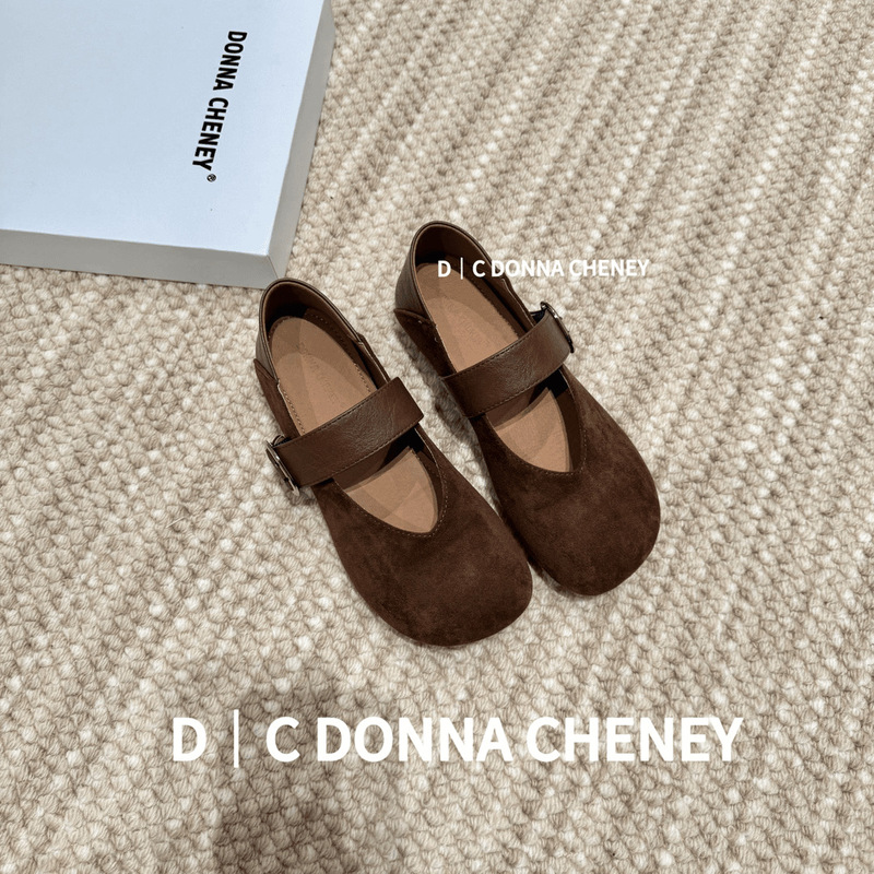 DONNA CHENEY豹纹玛丽珍2025秋季复古韩版内增高软底浅口单鞋女鞋|undefined
