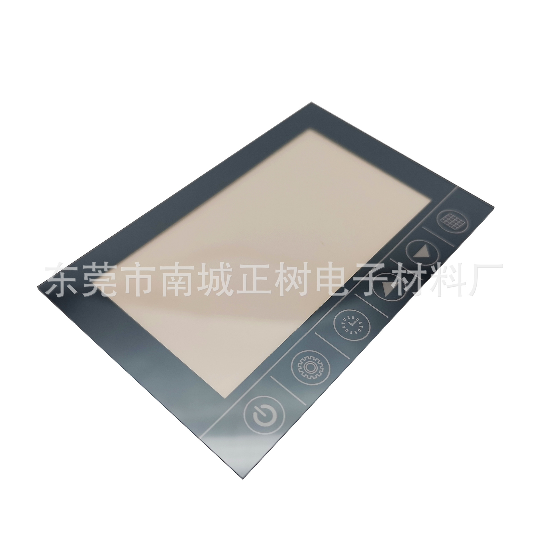 加硬防刮花亚克力PC面板有机玻璃非导电镀可触摸控制面板定制